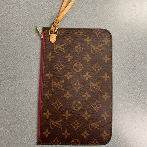 Louis Vuitton wristlet, like new never used